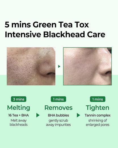 SOME BY MI Bye Bye Blackhead 30 Days Miracle Green Tea Tox Bubble Cleanser