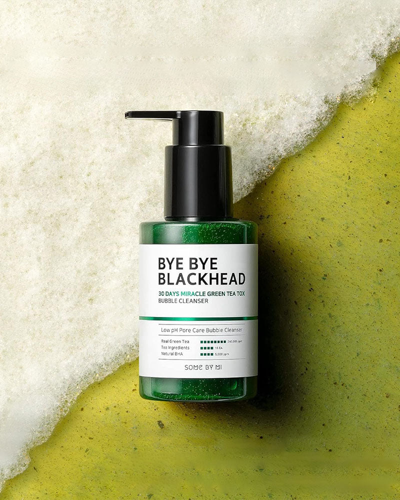 SOME BY MI Bye Bye Blackhead 30 Days Miracle Green Tea Tox Bubble Cleanser