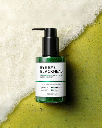 SOME BY MI Bye Bye Blackhead 30 Days Miracle Green Tea Tox Bubble Cleanser